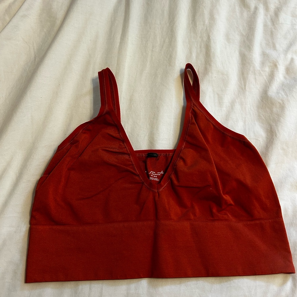 Urban Outfitters burnt orange  Longline Bralette